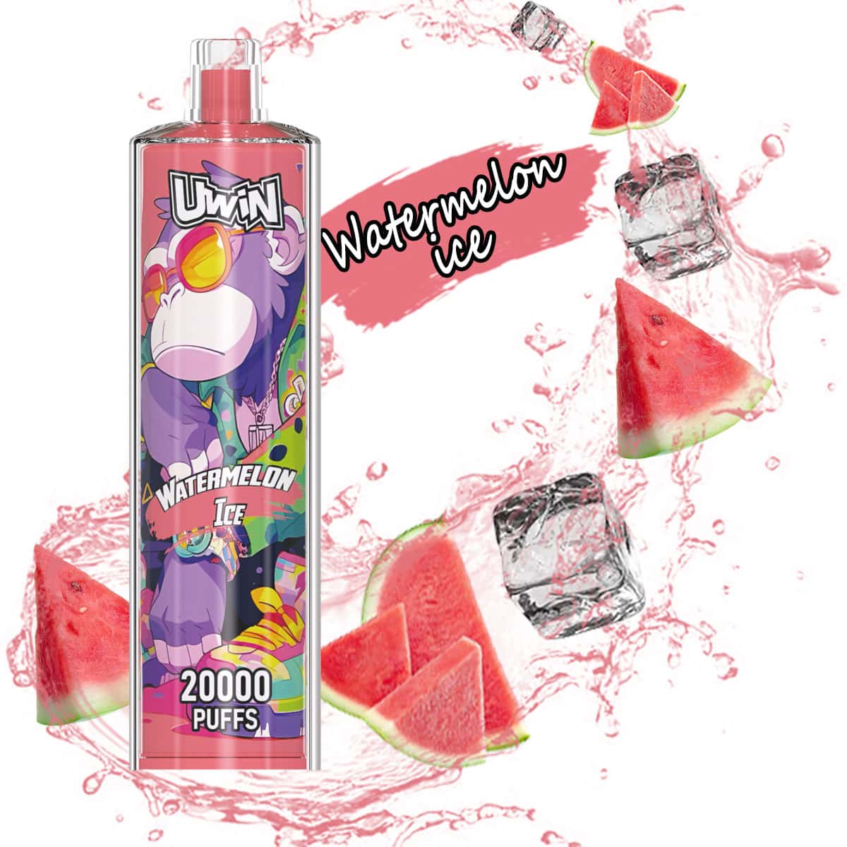Uwin Shisha Hookah Crystal 20000 Watermelon Ice