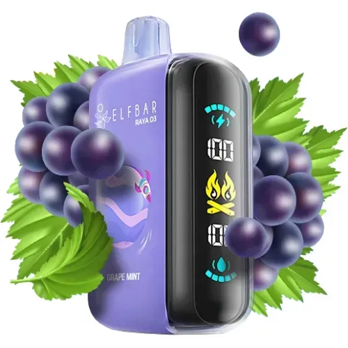 ELF BAR RAYA D3 25000 Grape Mint