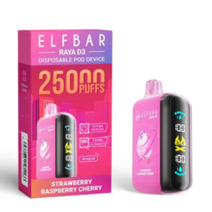 ELF BAR RAYA D3 25000 Strawberry Raspberry Cherry