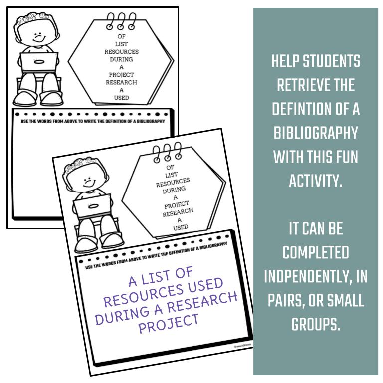 Bibliography Activities BUNDLE - Image 8