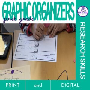 First Grade Research Graphic Organizers