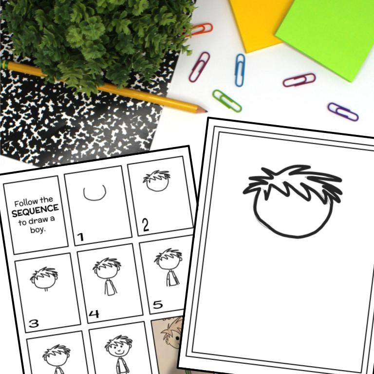 Directed Drawing: Boy + Bot - Image 2