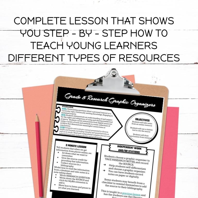 Grade 5 Research Graphic Organizers - Image 4