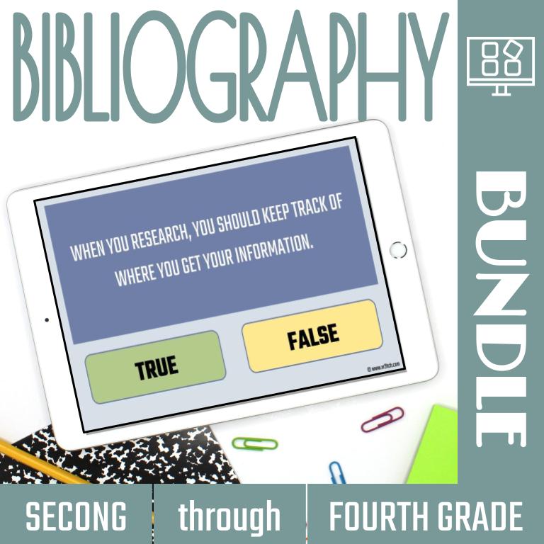 Bibliography Activities BUNDLE