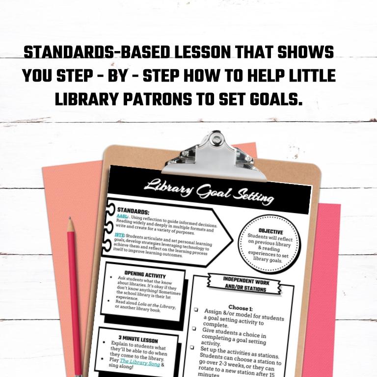 Library Goal Setting Bundle: K, 1, 2, 3, 4, 5, 6 - Image 2