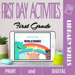 First Day Activities: First Grade