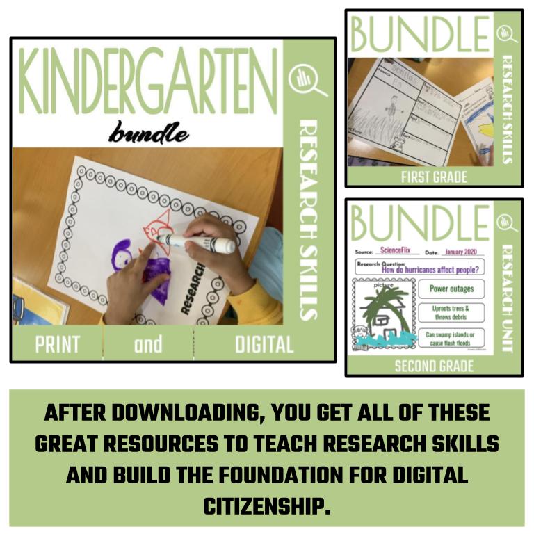 RESEARCH BUNDLE: KINDERGARTEN, GRADES 1 AND 2 - Image 4