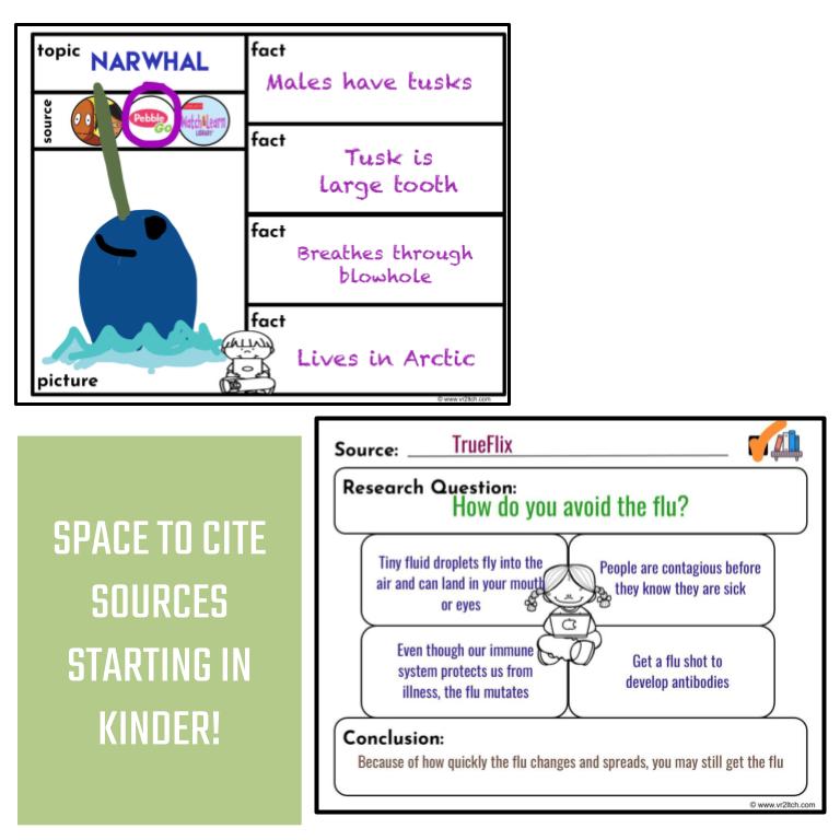 Research Graphic Organizer BUNDLE: Grades 3, 4, 5, 6 - Image 4
