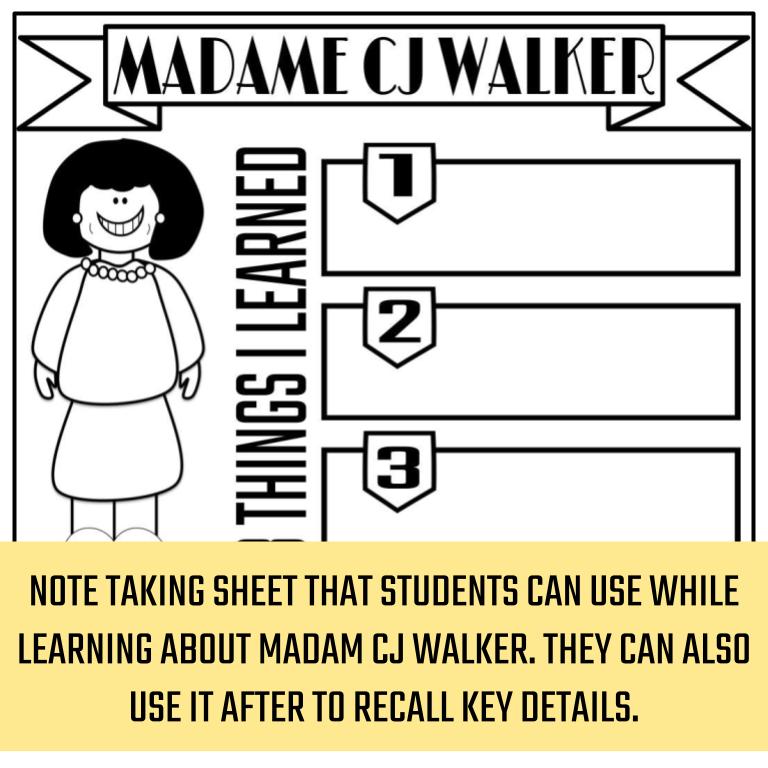 Madam CJ Walker: Inventor Activities - Image 3