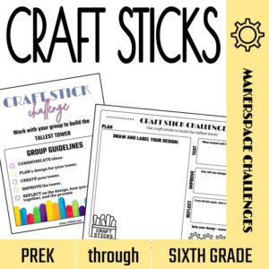 Craft Stick Makerspace Challenges