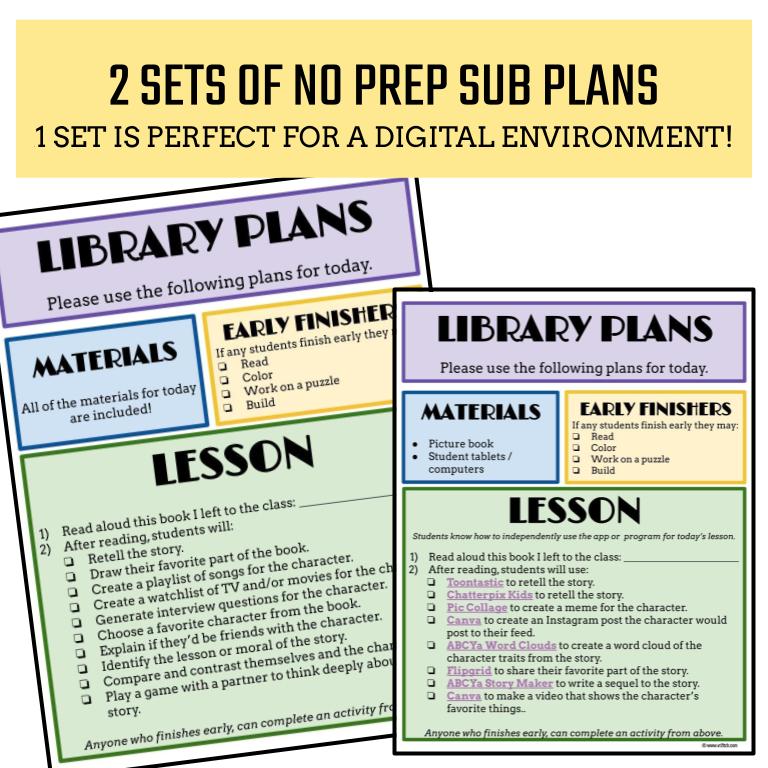 NO PREP Plans for Any Picture Books - Image 3