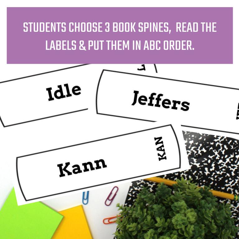 Spine Label Order: Library Activities - Image 3