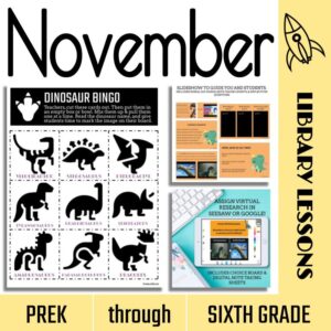 No-Prep November Lessons and activities