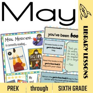 no-prep library lesons for may