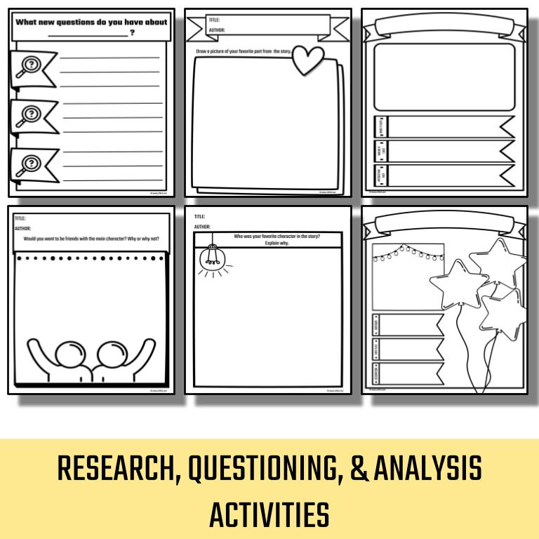 Editable Read-Aloud Activities - Image 2