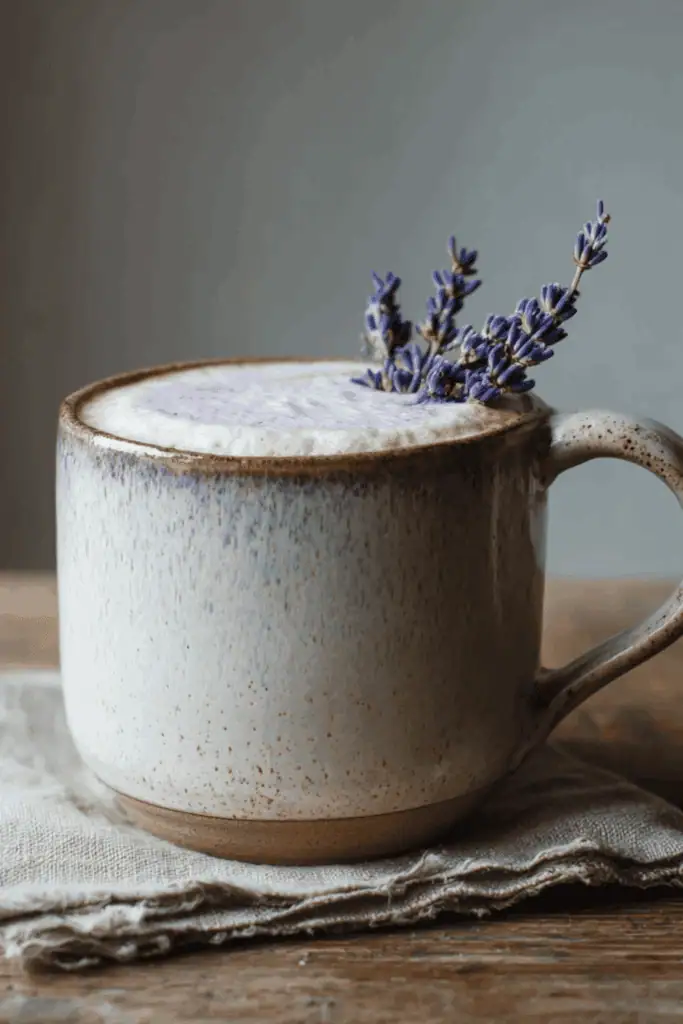 Lavender latte