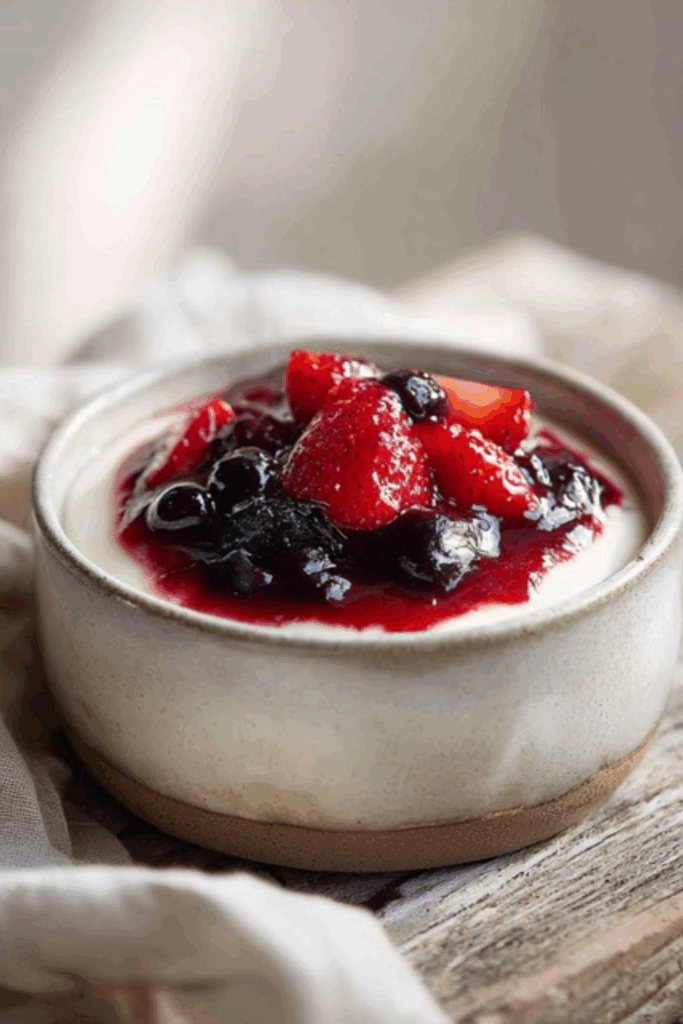 Buttermilk panna cotta
