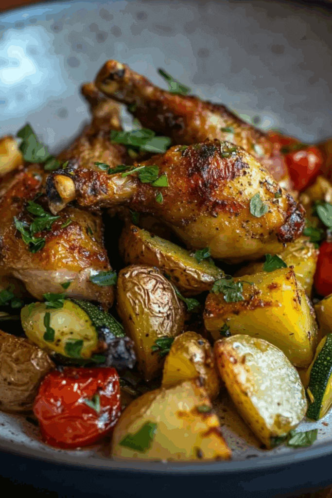 Roasted quail leg