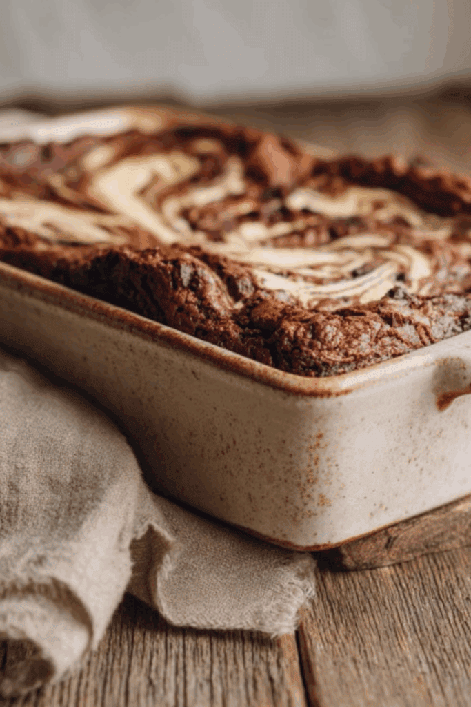 Cream cheese swirl brownies