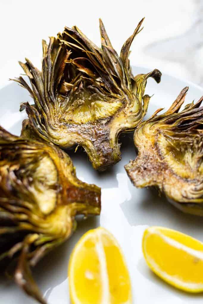 Appetizer recipes - the best air fryer artichokes