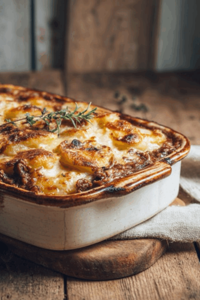 Beef and potato casserole