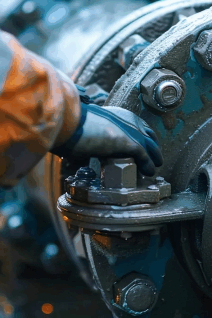 Flanged pipe end caps