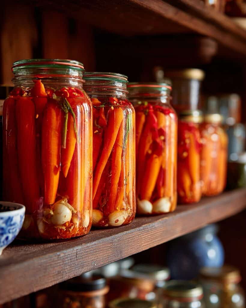 Fiery Pickled Carrots: A Tangy, Spicy Treat For Your Pantry 8 Fiery pickled carrots