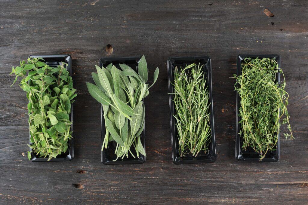 The Best Windowsill Plants For A Productive Kitchen Garden 6 Store bought various herbs, sage, rosemary, oregano, and thyme.