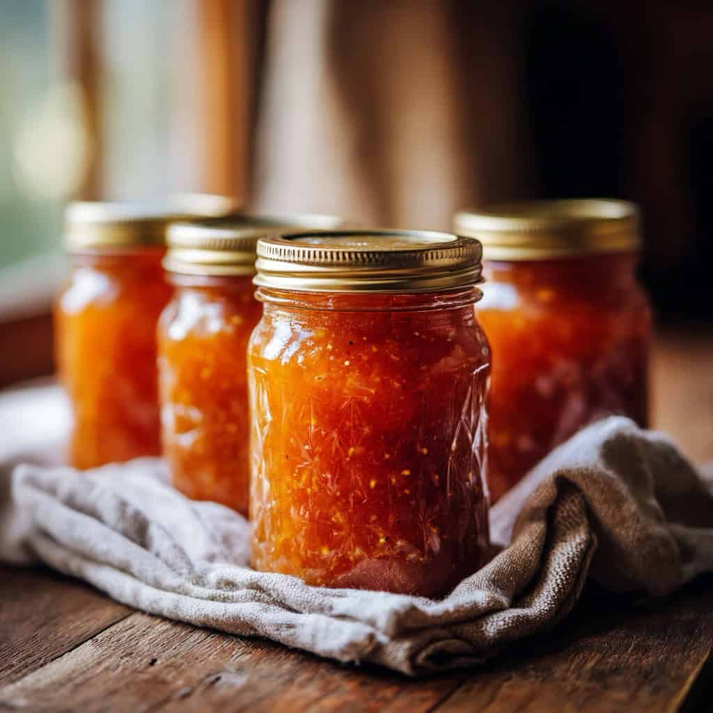 Pepper-Infused Peach Jam: A Sweet And Spicy Preserve For Your Pantry 6 Pepper-infused peach jam