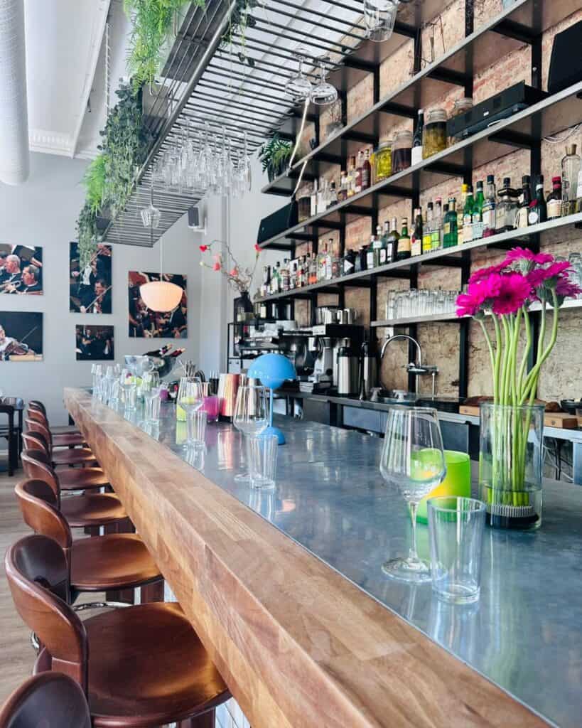 Bar at Bikt in Gothenburg, Sweden