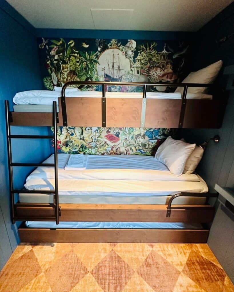 Bunkbeds at Liseberg Grand Curiosa Hotel