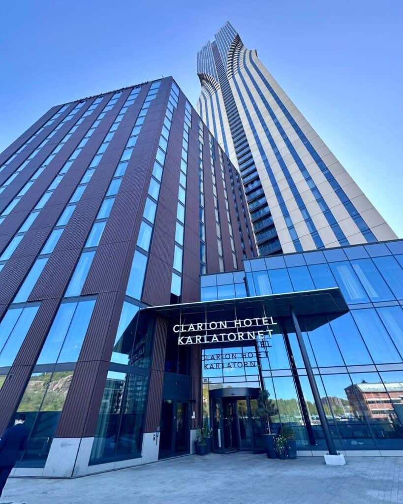 Clarion Hotel Karlatornet entrance