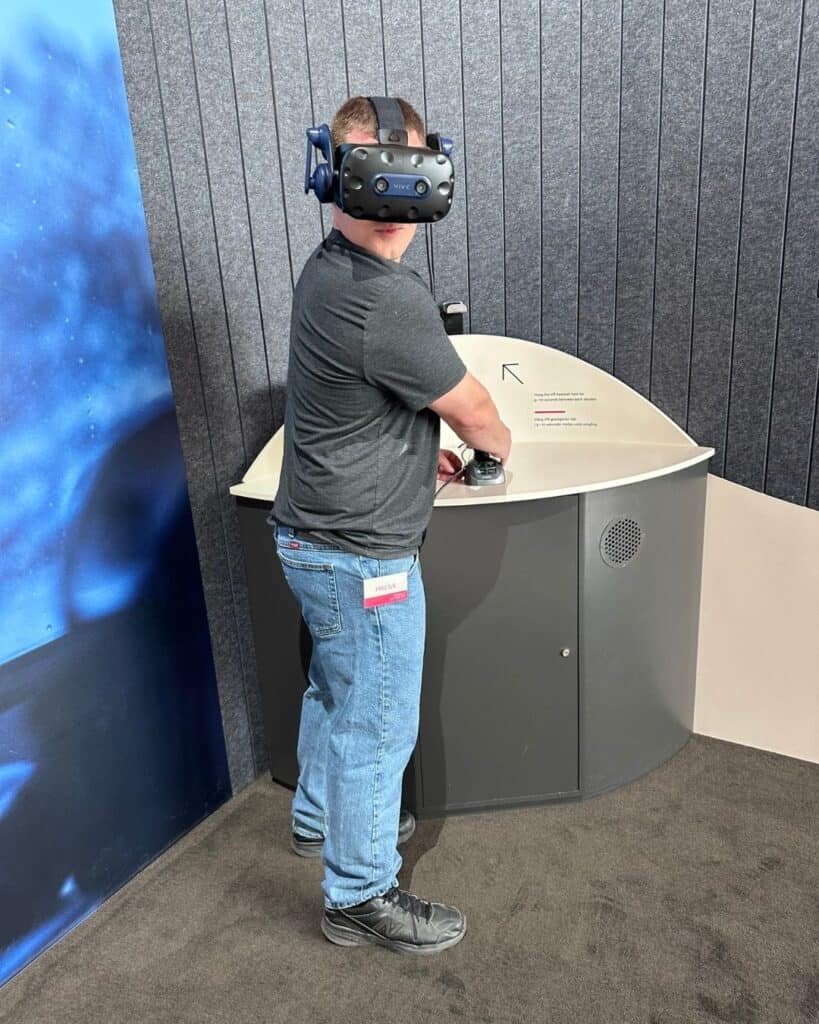 Cruise Ship VR at World of Volvo in Gothenburg, Sweden