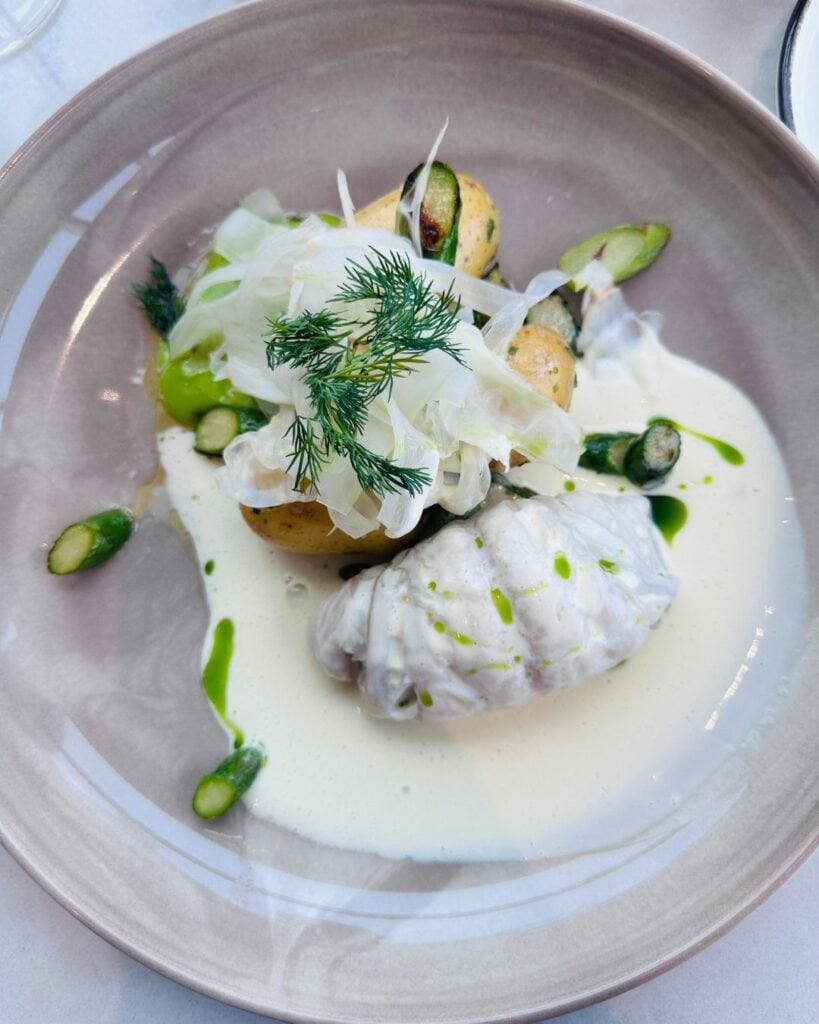 Meal at Heaven 23 in Gothenburg, Sweden