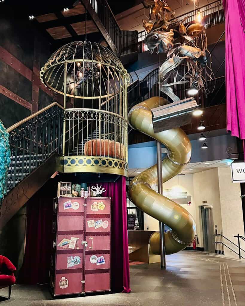 Slide at Liseberg Grand Curiosa Hotel