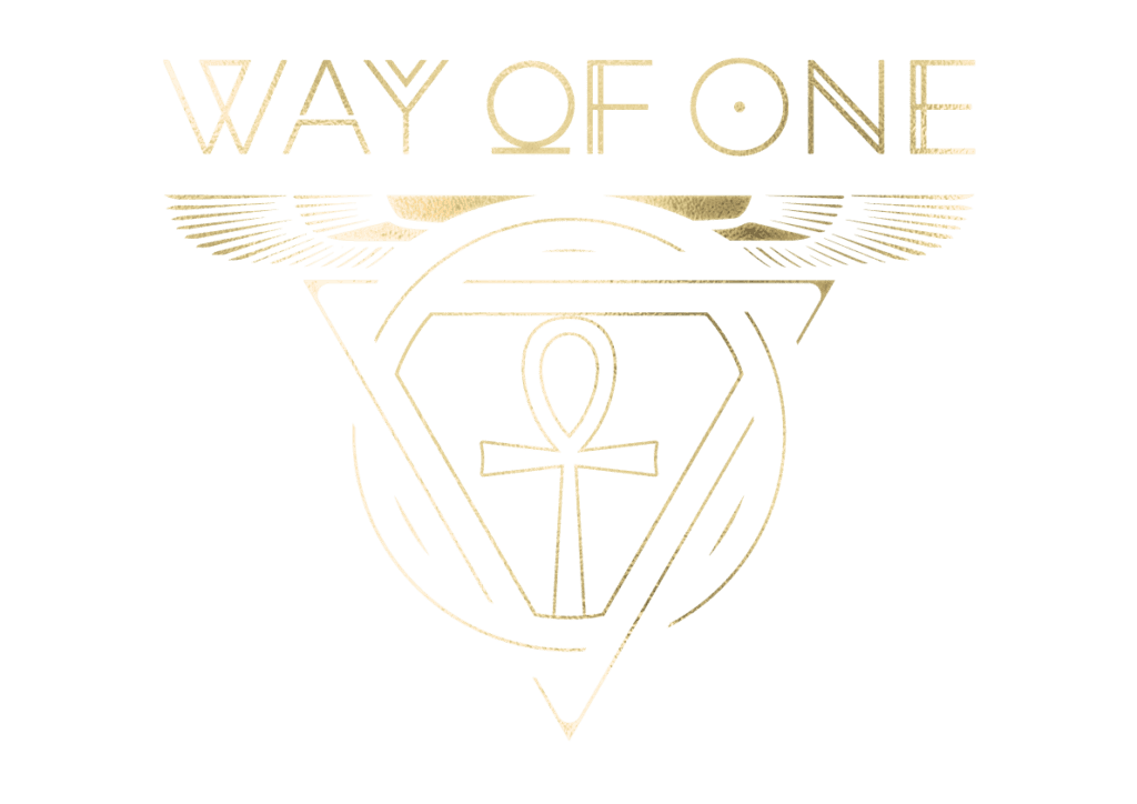 WAY OF ONE - Logo -Transparent Gold