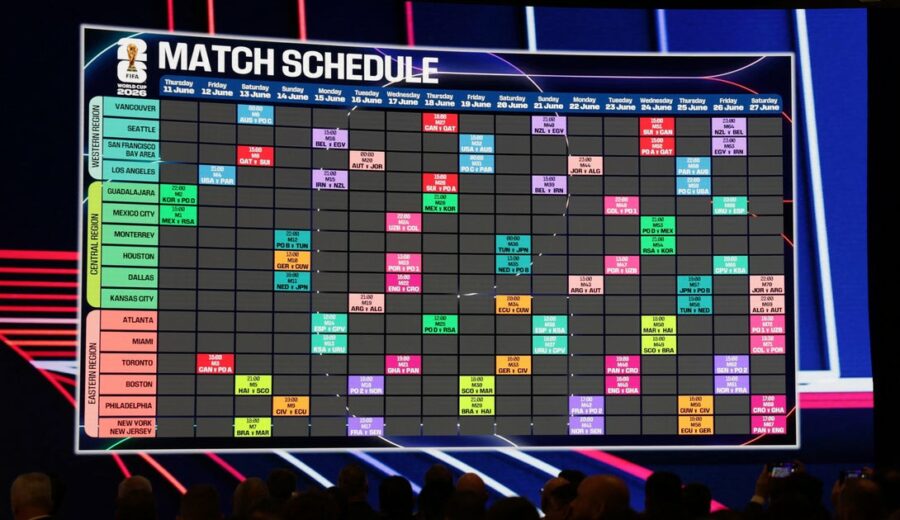 2026 World Cup Schedule Released