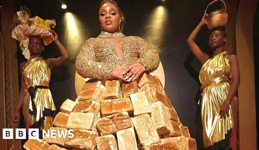African Film Awards See Bizarre Bread Dress