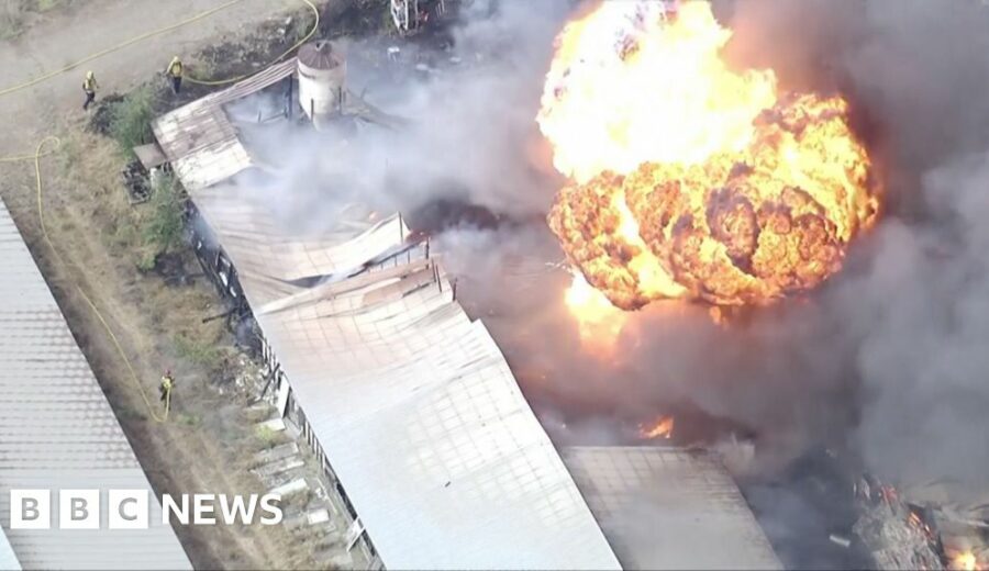 California Winery Fire Engulfs Buildings