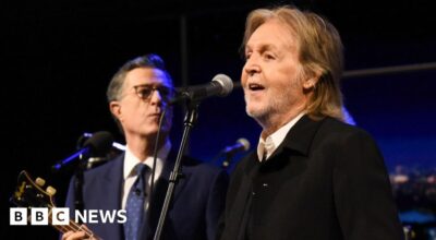 Colbert Ends Late Show Run with McCartney