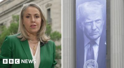 Trump Stamps Name on DC Landmarks