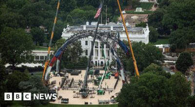 UFC Cage Rises on White House Lawn