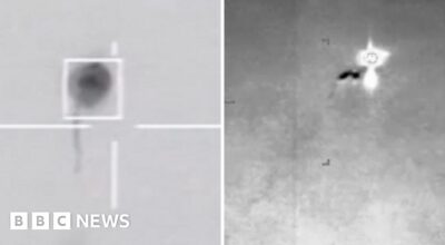 US Fighter Jet Downs UFO in Declassified Video