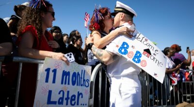 USS Ford Returns Home After Record Deployment