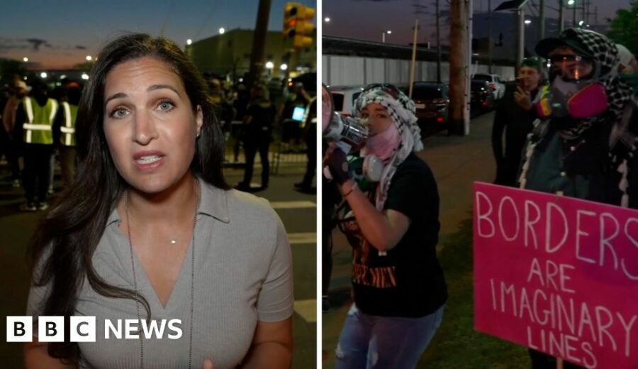 ICE Detention Protests Turn Violent in New Jersey