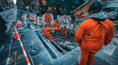Bricks Fall from Manhattan Building