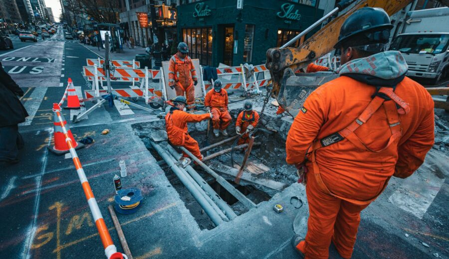 Bricks Fall from Manhattan Building