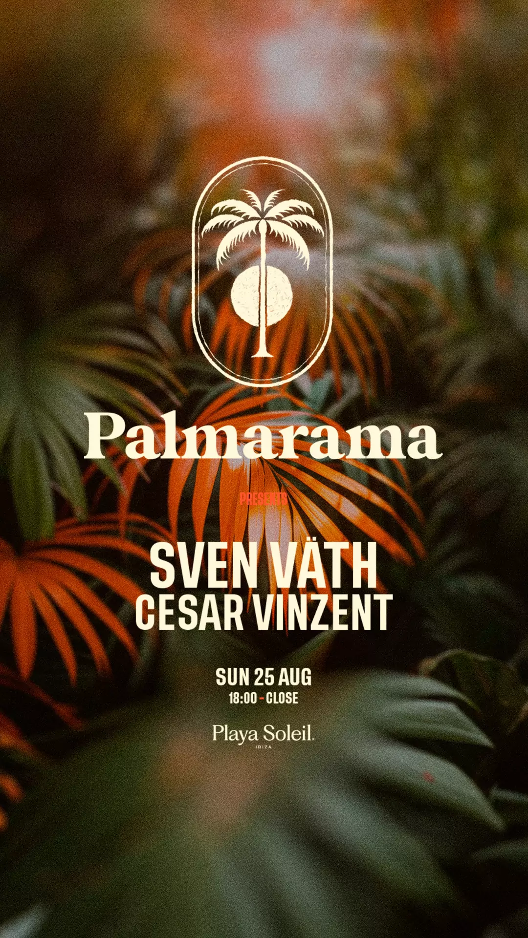 El icónico Sven Väth al frente de Palmarama en Playa Soleil