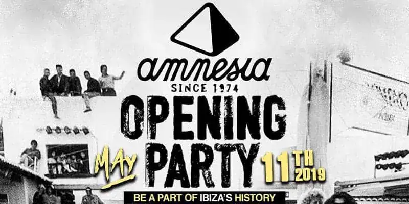 Amnesia Ibiza Opening Party 2019
