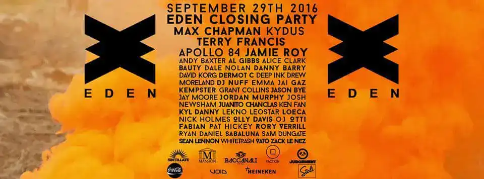 Eden Ibiza Closing Party 2016